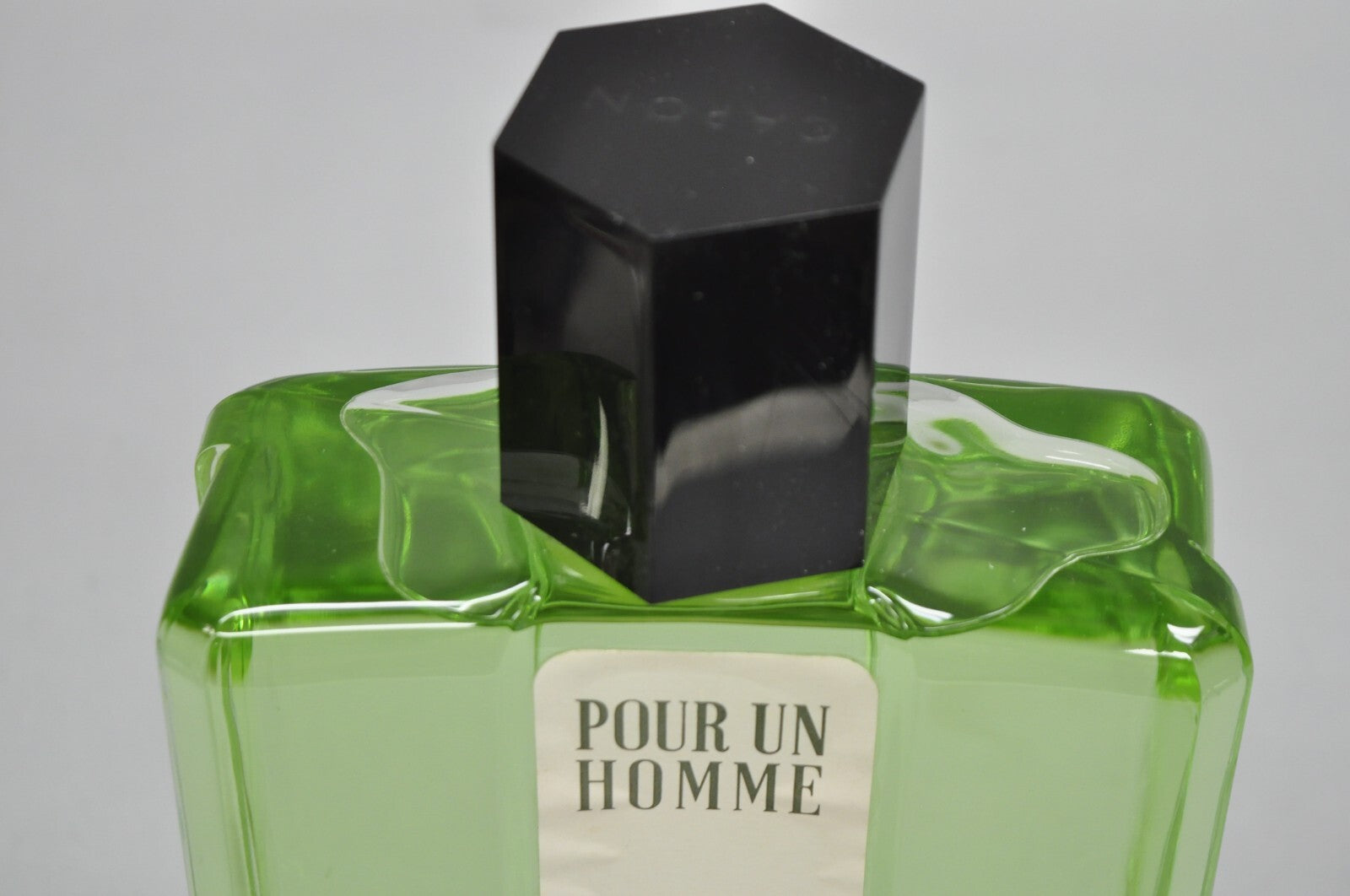 Vintage Large 12" Glass Dummy Bottle Caron Paris Cologne Perfume Store Display