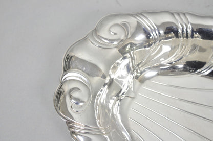 Vintage Rogers Bros "Neptune" 9312 Silver Plated Clam Shell Candy Dish Bowl