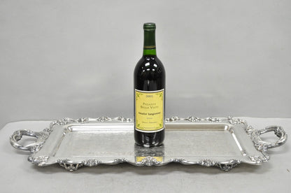 W&S Blackinton Victorian Silver Plated Narrow Serving Platter Dish Bar Tray