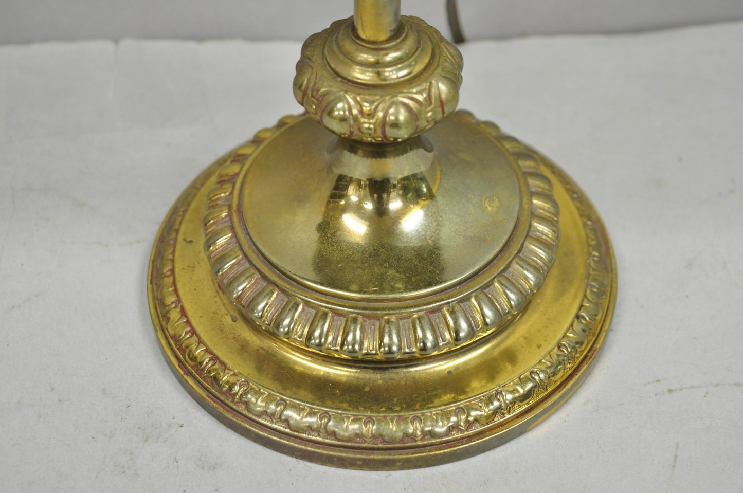 Antique French Renaissance Bronze Gone With The Wind Genie Lantern Student Lamp