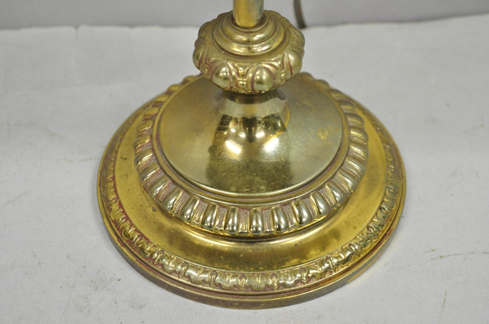 Antique French Renaissance Bronze Gone With The Wind Genie Lantern Student Lamp