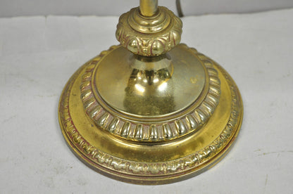 Antique French Renaissance Bronze Gone With The Wind Genie Lantern Student Lamp