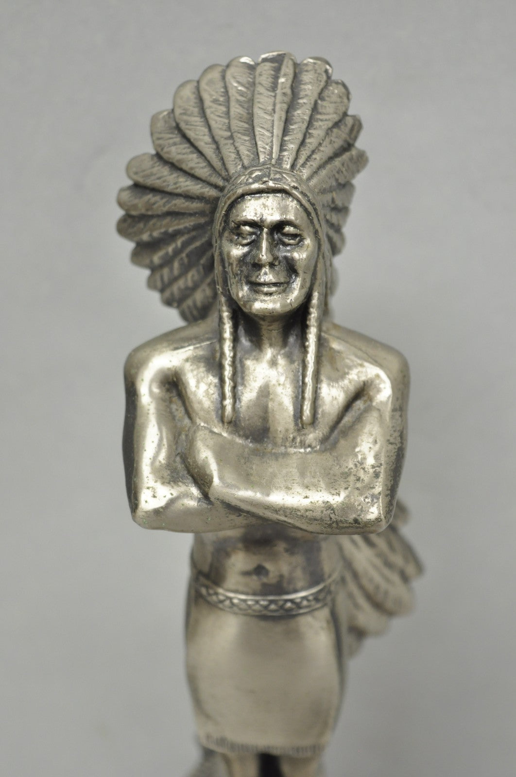 Vintage 1970s POPAI OMA Store Display Award Trophy Native American Chief Figure