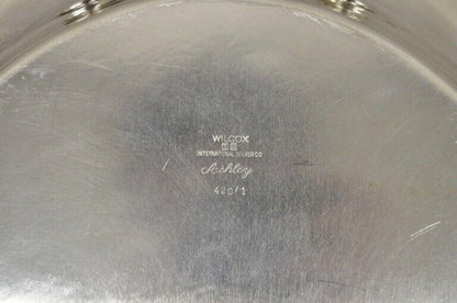 Wilcox International Silver Co Silver Plated Tea Set w/ Serving Tray - 5 pc Set