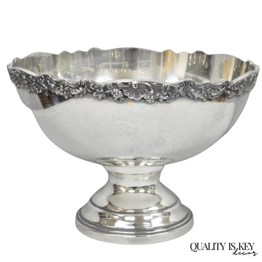 F.B. Rogers Victorian Silver Plated Bar Punch Bowl Ice Bucket Champagne Chiller