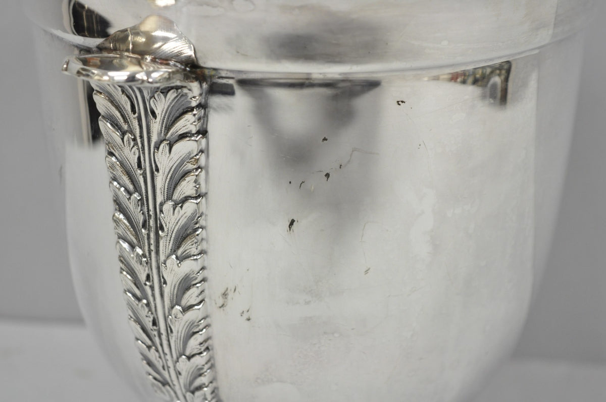 Vintage Sheffield English Regency Silver Plated Champagne Chiller Ice Bucket
