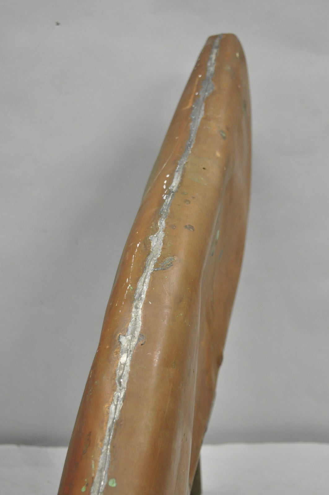 Antique Arts & Crafts Moby Dick "Whale" Copper Metal 37" Weathervane