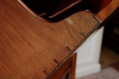 Antique Satinwood Inlaid French Adams Sheet Music Cabinet Display Curio