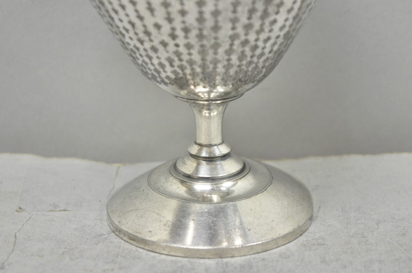 Antique Meriden English Victorian Silver Plated Goblet Cup w/ "H" Monogram