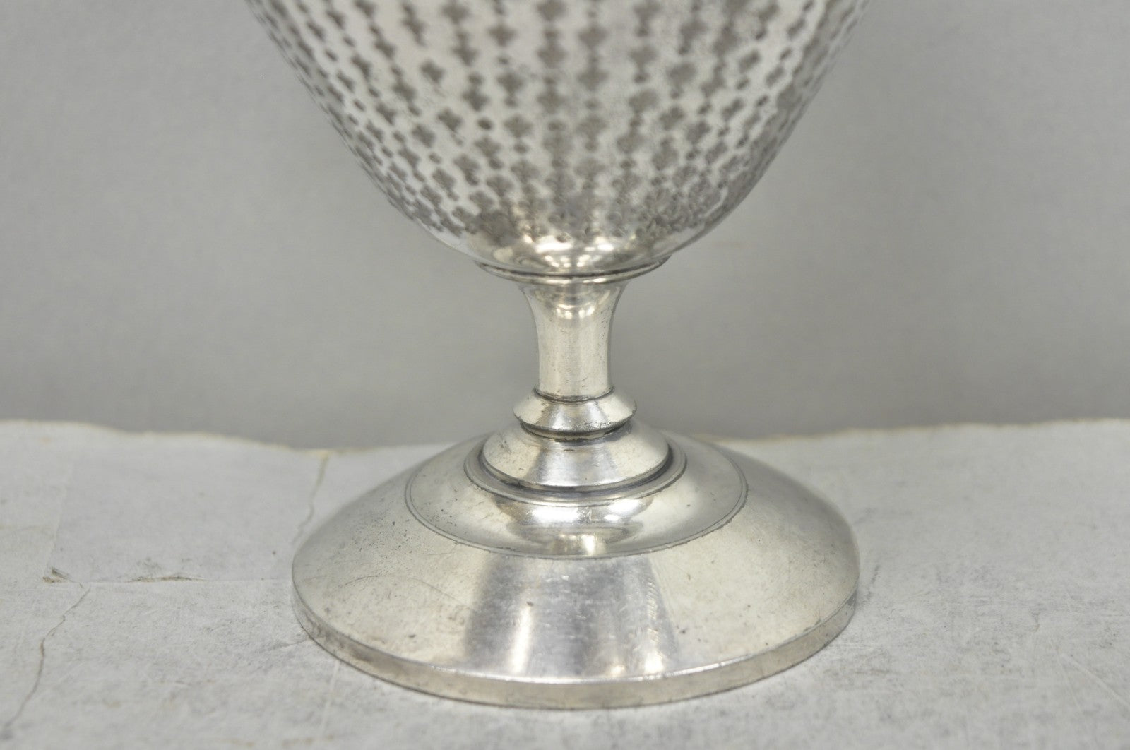 Antique Meriden English Victorian Silver Plated Goblet Cup w/ "H" Monogram