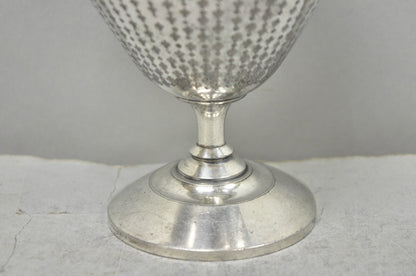 Antique Meriden English Victorian Silver Plated Goblet Cup w/ "H" Monogram