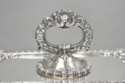 Vintage Canterbury English Regency Silver Plated Covered Vegetable Serving Dish
