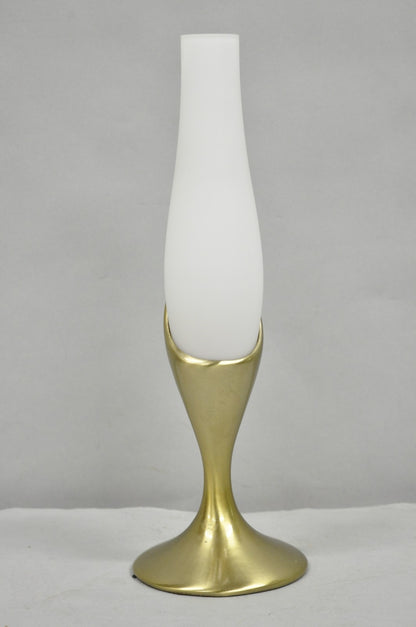 Vintage Mid Century Modern Brass "Tulip" Table Lamp by Laurel Lamp Co.