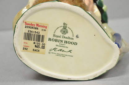 Vintage 1959 Royal Doulton Robin Hood D6527 Porcelain Toby Character Jug Mug