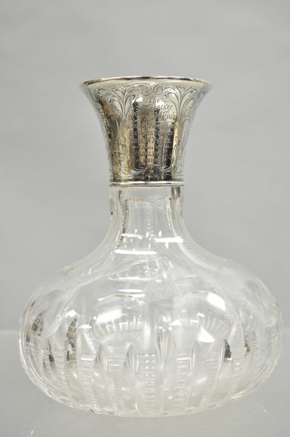 Knickerbocker Yacht Club 1905 Power Boats Trophy Gorham Sterling Silver Decanter