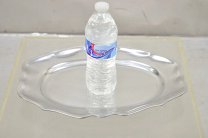 Vintage Wilton Mount Joy, PA Silver Plated Cast Aluminum 14" Dish Platter Tray