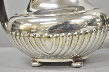 Vintage Reed & Barton Sulgrave Manor Edwardian Silver Plated Tea Set - 4 Pc Set
