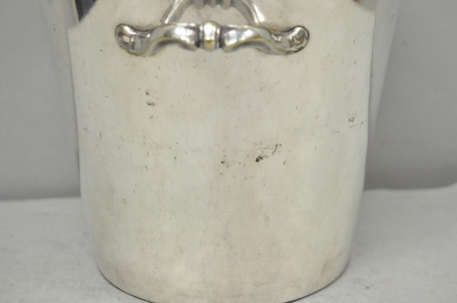 Vintage Orfèvrerie De France Mid Century Modern Silver Plated Champagne Bucket