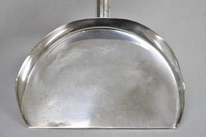 Vintage English Victorian Silver Plated Rose Flower Table Butler Crumb Catcher