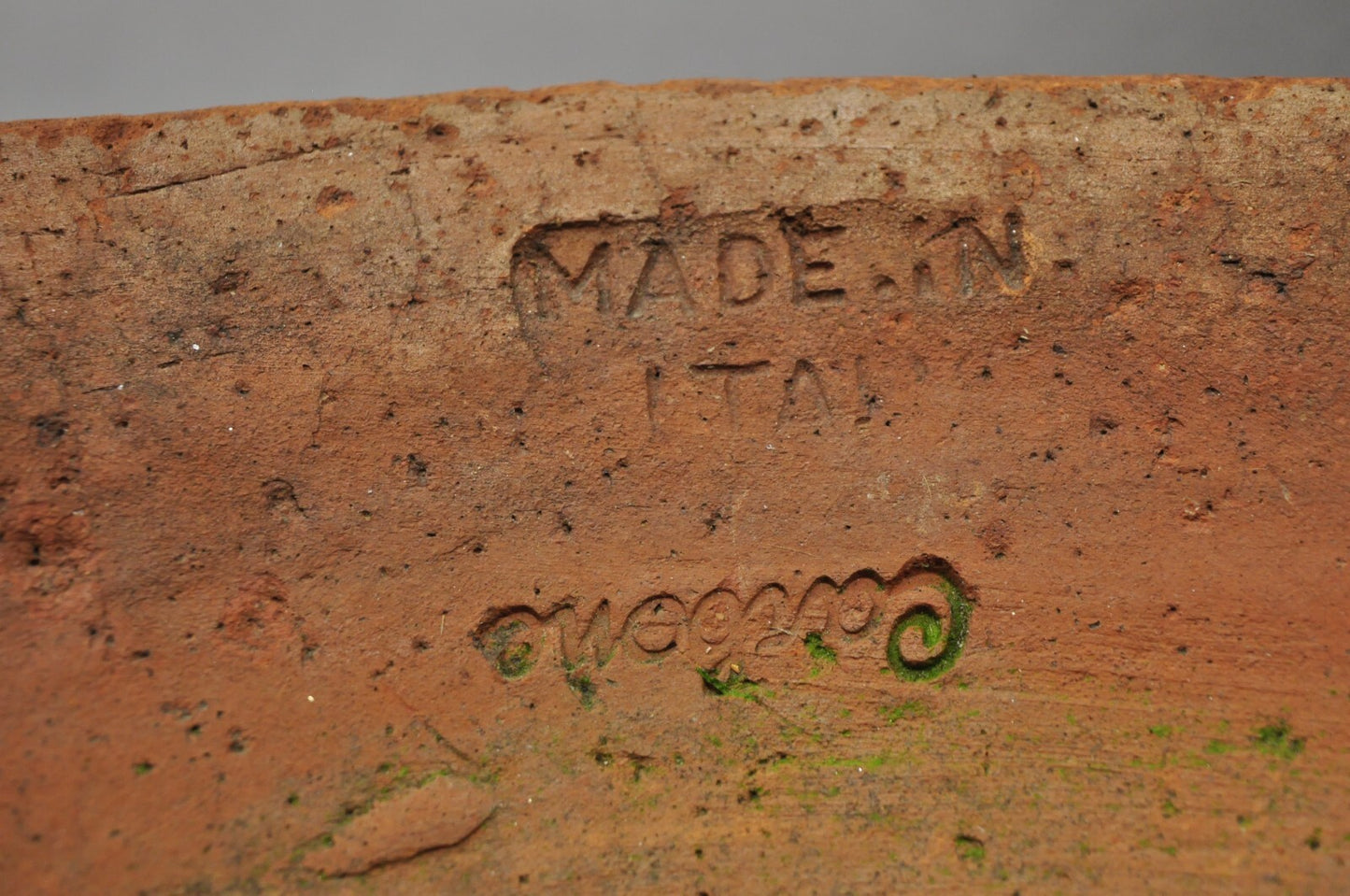 Vintage Carbone Terracotta Pottery Basket Weave 16" Garden Planter Pot - a Pair