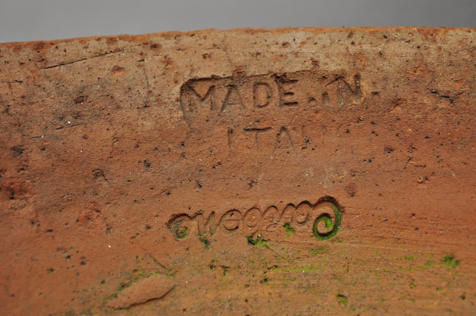 Vintage Carbone Terracotta Pottery Basket Weave 16" Garden Planter Pot - a Pair