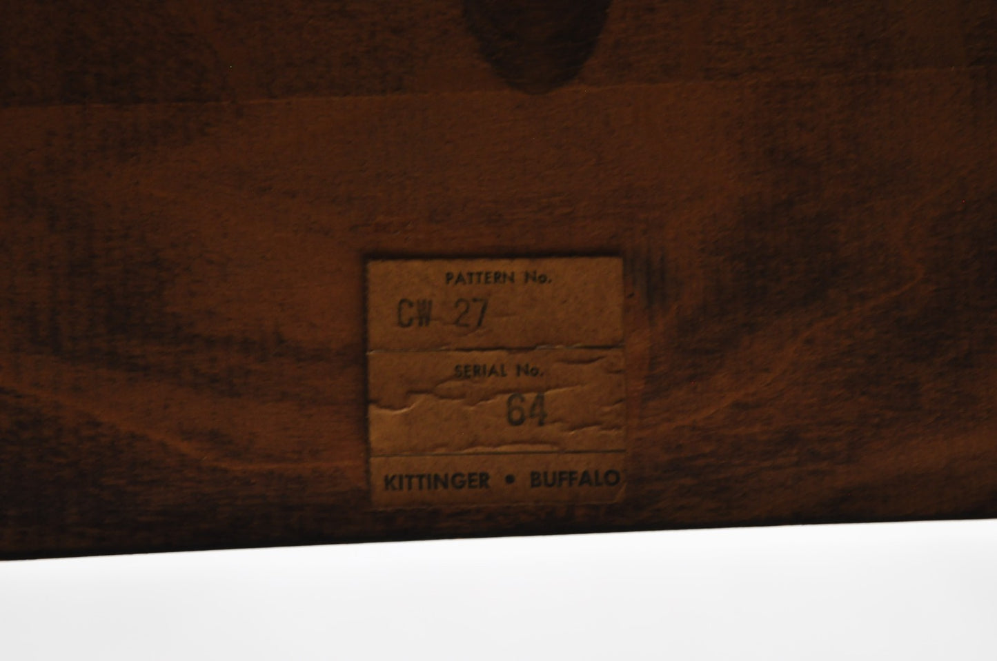 Antique Kittinger Colonial Williamsburg CW-27 Mahogany Drop Leaf Pembroke Table