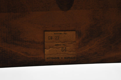 Antique Kittinger Colonial Williamsburg CW-27 Mahogany Drop Leaf Pembroke Table