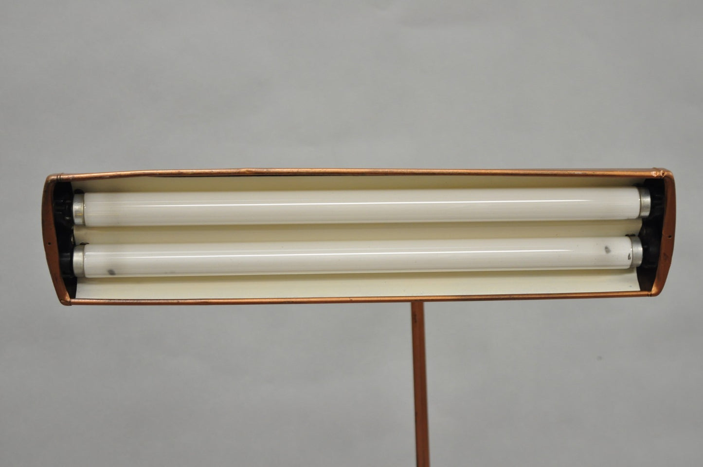Vintage Dazor Industrial Modern Floating Tall Adjustable Metal Task Floor Lamp
