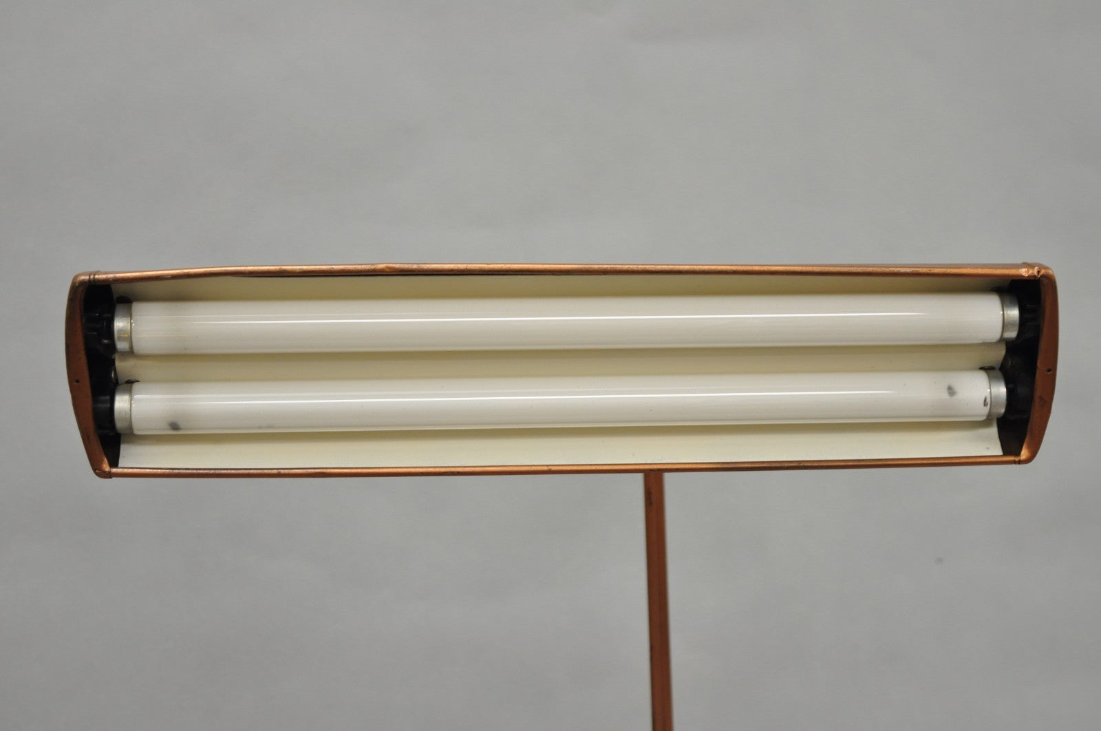 Vintage Dazor Industrial Modern Floating Tall Adjustable Metal Task Floor Lamp