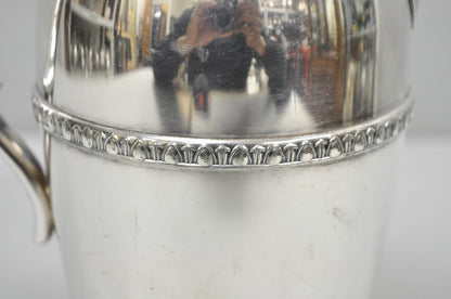 Vintage Art Deco Silver Plated Martini Cocktail Shaker Pitcher by Poole 2601