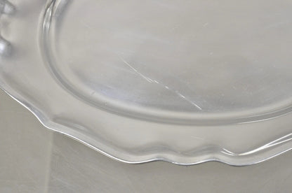 Vintage Wilton Mount Joy, PA Silver Plated Cast Aluminum 14" Dish Platter Tray