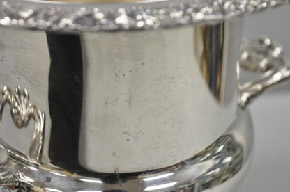 Vintage Victorian Silver Plated Trophy Cup Urn Bar Champagne Chiller Ice Bucket