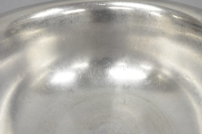 Vintage Modern Stainless Steel Metal Punchbowl Champagne Wine Chiller Ice Bucket