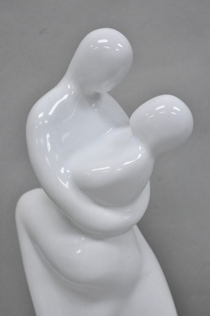 Vintage Royal Haeger Couple Dancing White Art Deco 1993 Ceramic Sculpture