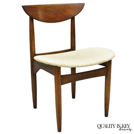 Vintage Lane Perception Mid Century Modern Walnut Dining Side Chair