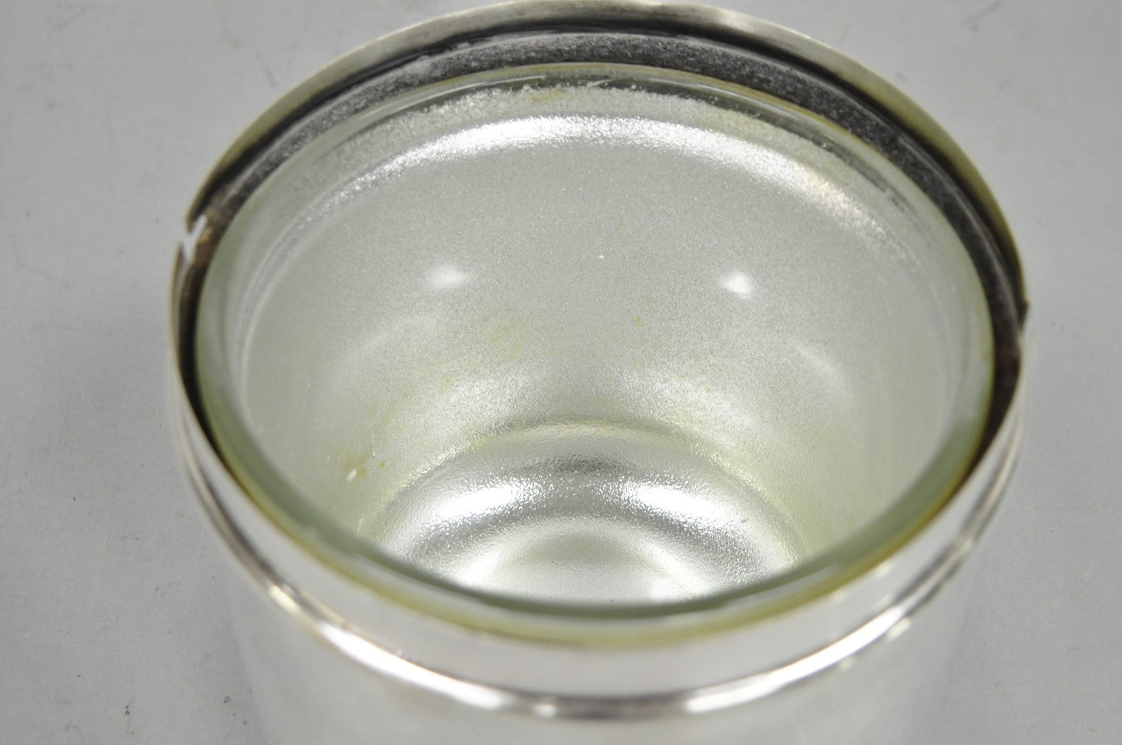 Vintage Fisher Mid Century Modern Art Deco Silver Plated Lidded Ice Bucket