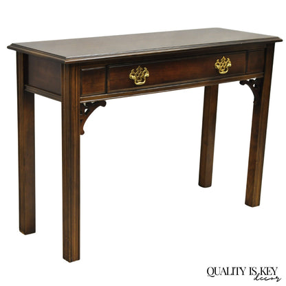 Vintage Lane Altavista Georgian Chippendale Cherry Wood Small Console Table