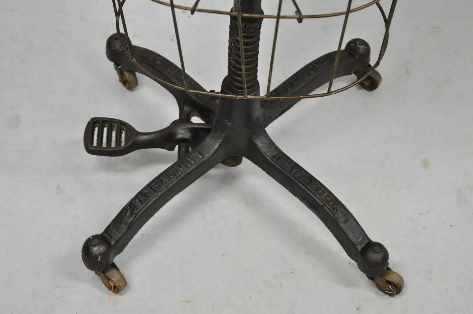Antique J.R Bauman Model 1957 Size 14 Cage Dress Form Vintage Mannequin