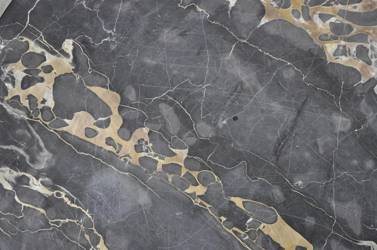 Vintage Custom Heart Shaped Italian Marble Top Hollywood Regency Coffee Table