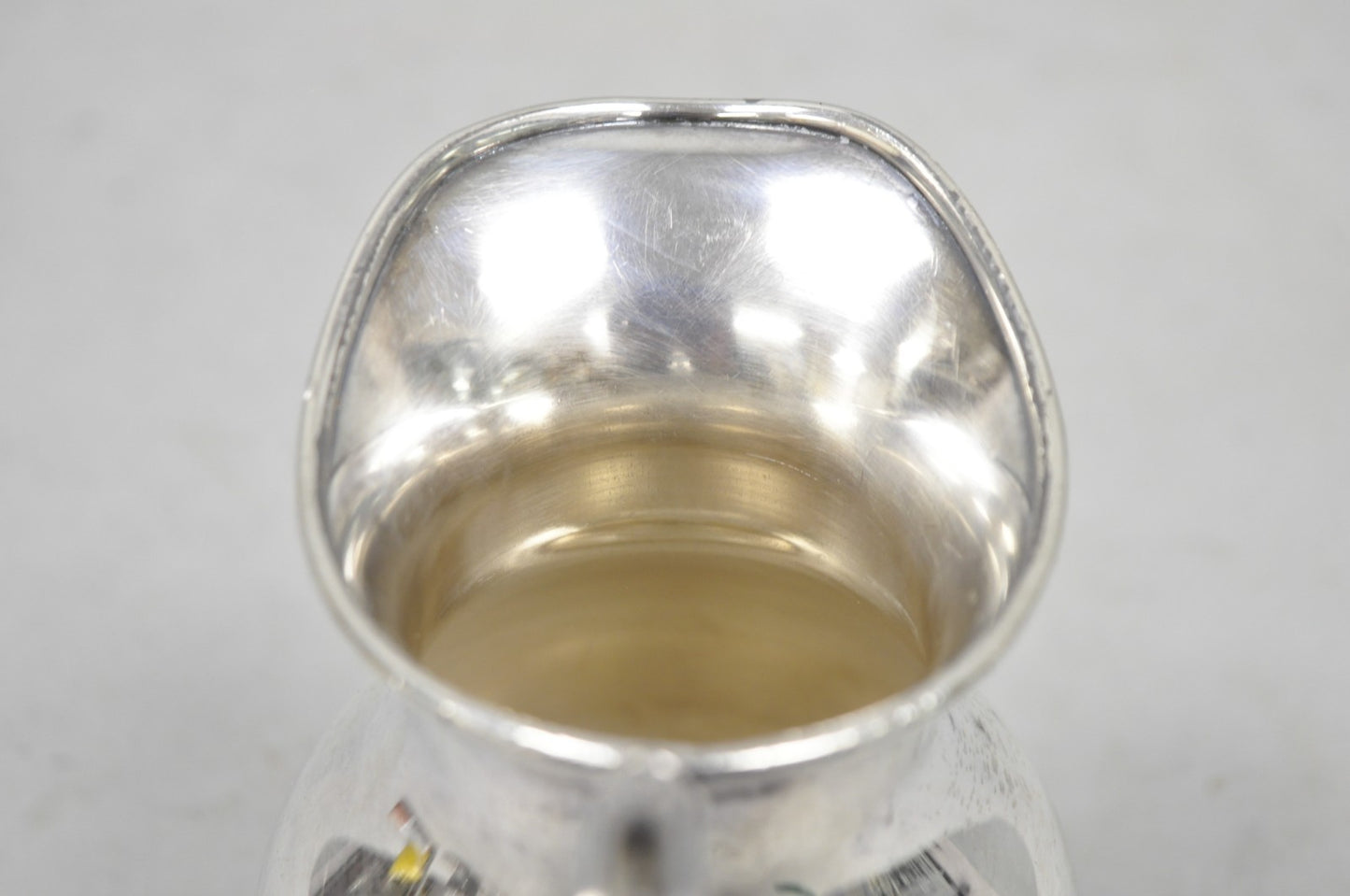 Vintage Victorian Silver Plated Small Coffee Creamer Pot by National 3002