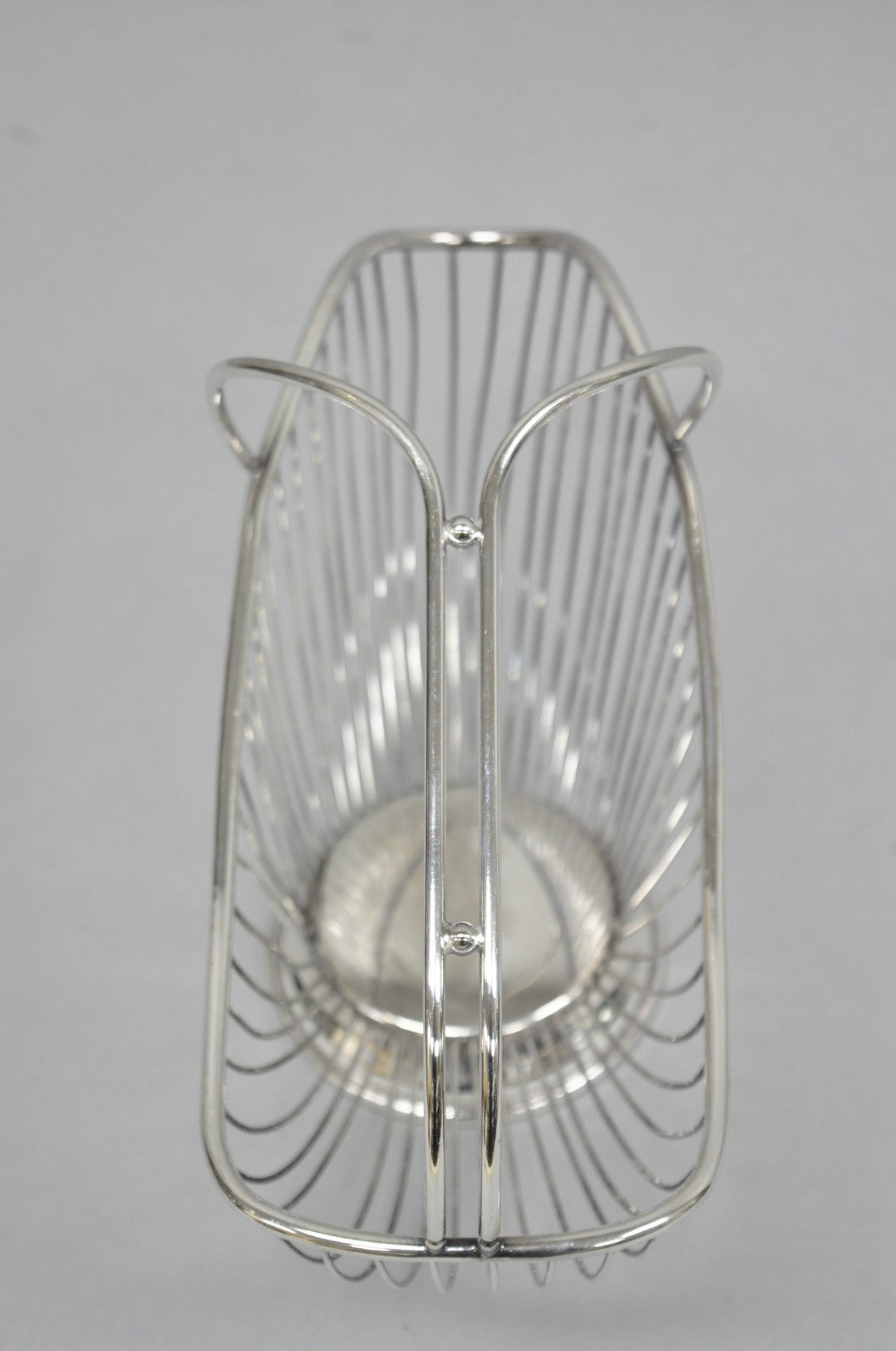 Vintage Mid Century El De Uberti Italy Silver Plated Wire Wine Bottle Holder