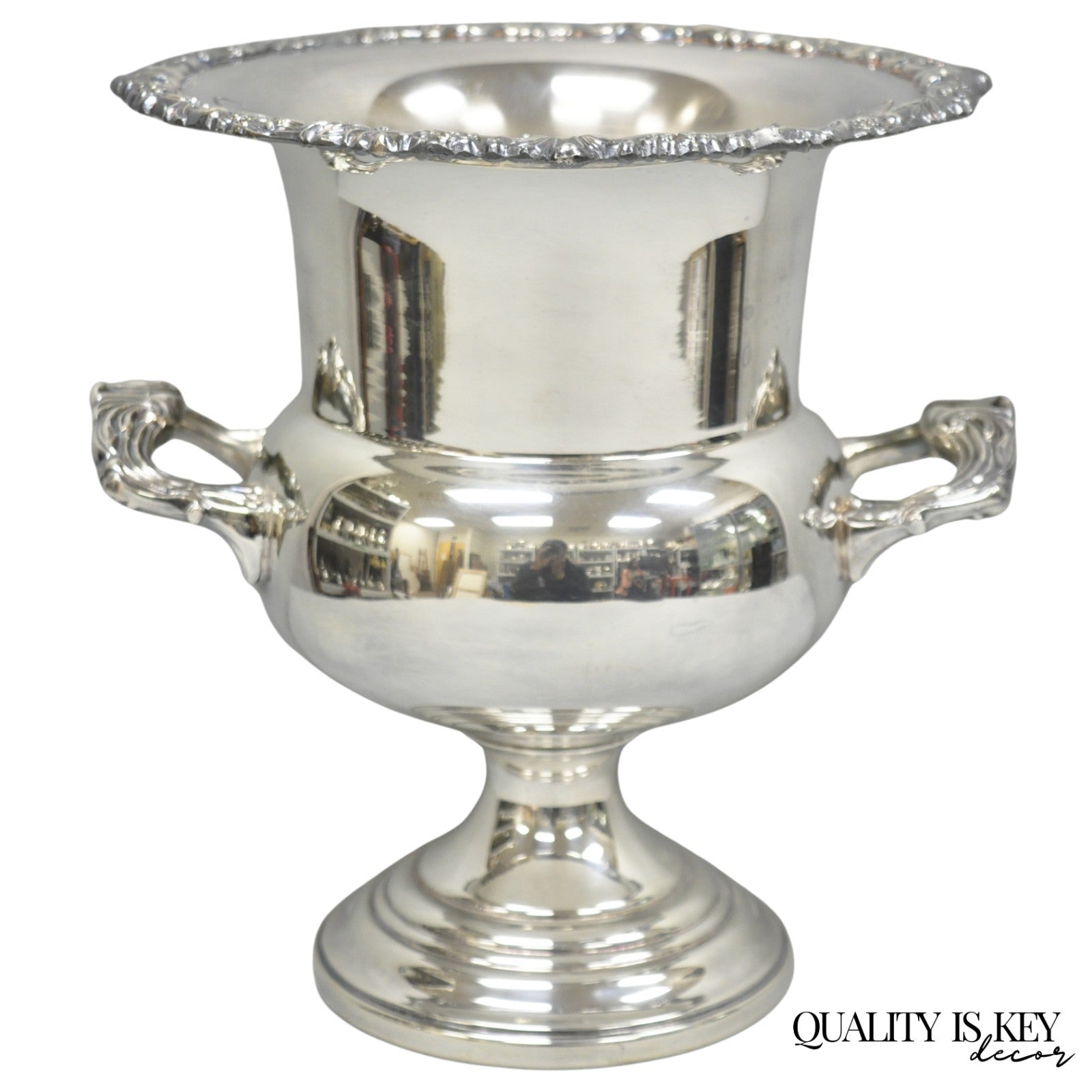 Vintage Sheridan Silver Plated Trophy Cup Urn Champagne Chiller Ice Bucket