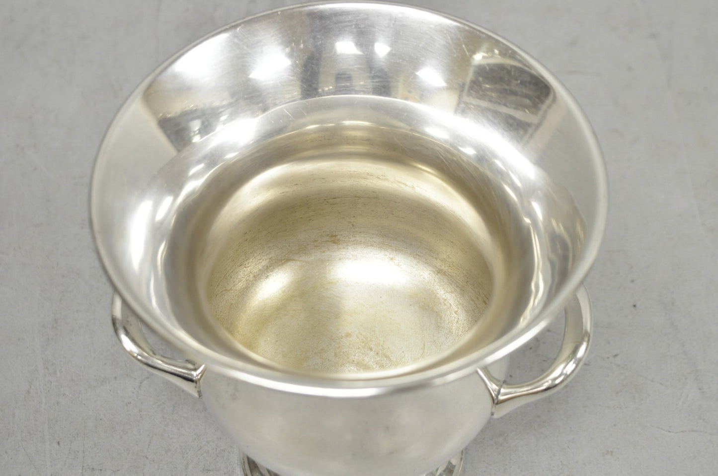 Vintage Leonard Small Silver Plated Trophy Cup Urn Champagne Chiller Ice Bucket