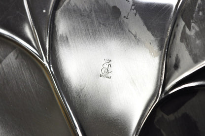Vintage WMF Germany Large Silver Plated Maple Leaf 12" Trinket Candy Dish Bowl