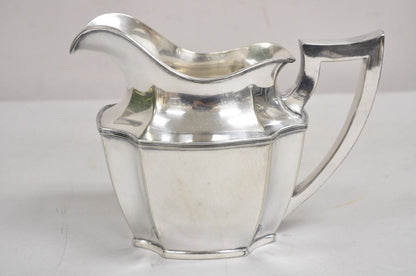 Vintage Wilcox SP Co Art Deco Silver Plated Bulbous International Water Pitcher