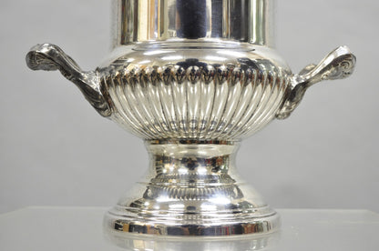 Vintage Victorian Silver Plated Trophy Cup Champagne Wine Chiller Ice Bucket