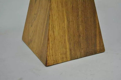 Harvey Probber attr. Mid-Century Modern Wenge Wood Pyramid Occasional Side Table