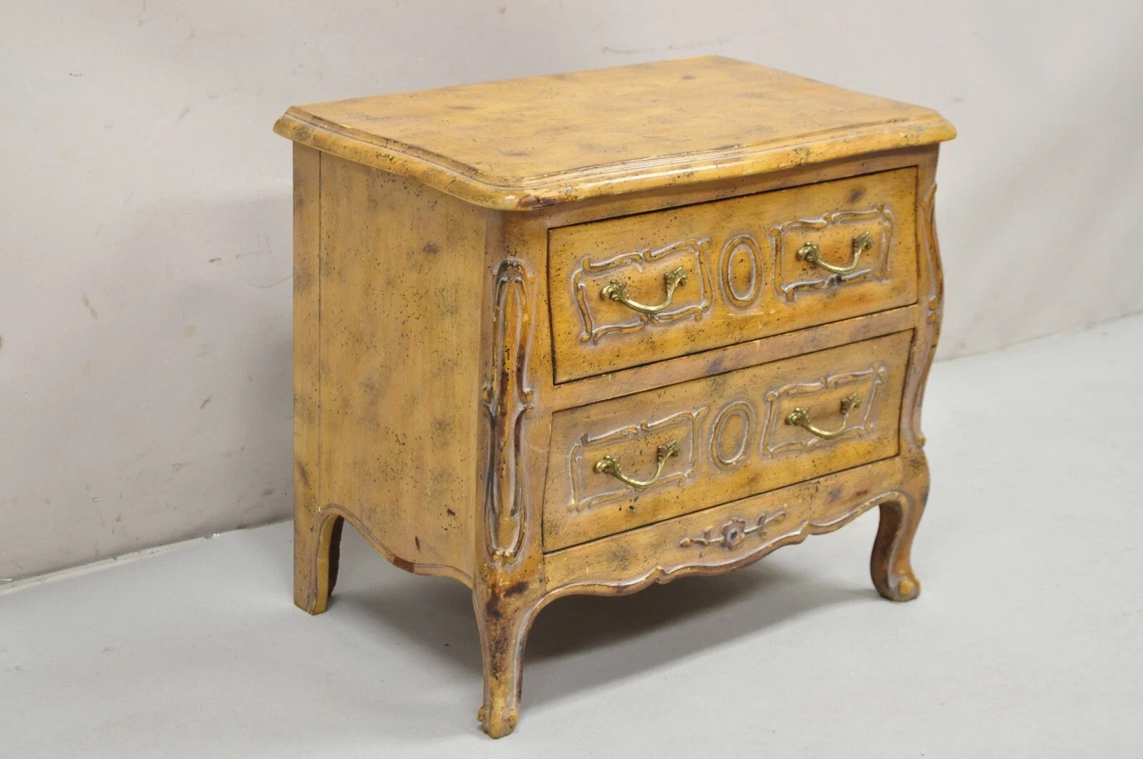 Vintage Italian Salesman Sample Louis XV Commode Jewelry Box Miniature Chest