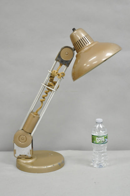Vintage Industrial Modern Amplex Swivelite Telescoping Trombolite Desk Lamp