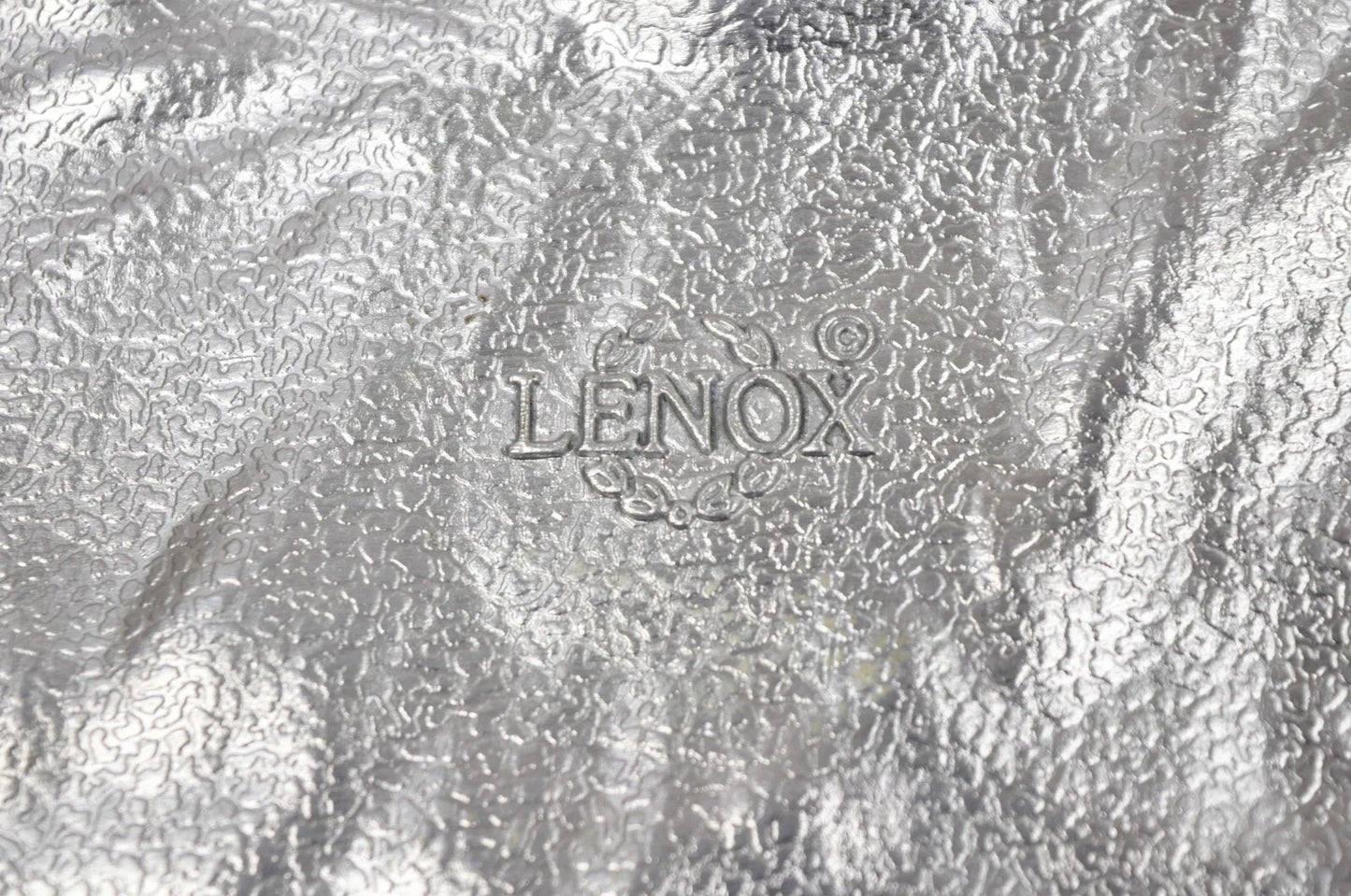 Vintage Lenox Retired Large Rooster Pewter Metal Holiday Serving Platter Tray